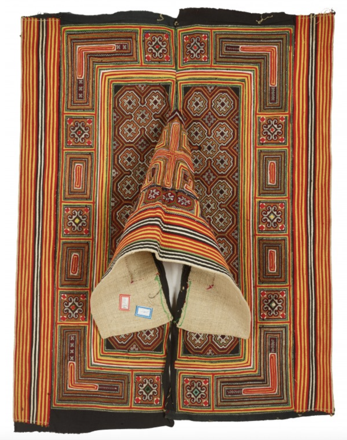 小花苗挑花花背