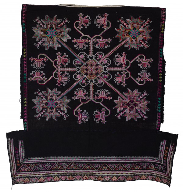 贵州贵定苗族十字挑花坎肩