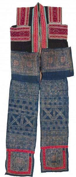 贵州黔西定新苗族蜡染盛装披肩