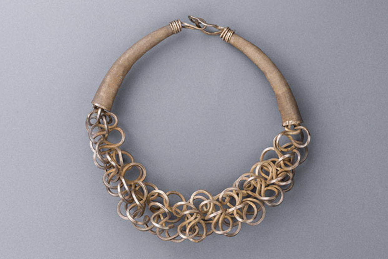 施洞苗银龙骨项圈