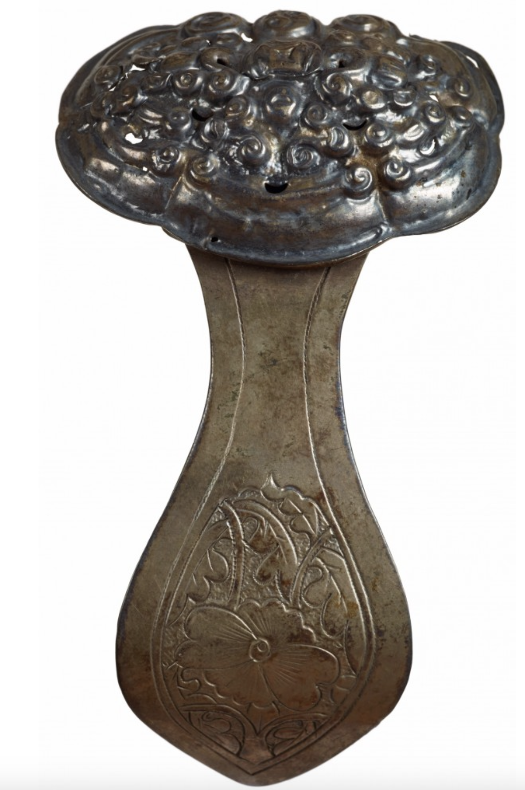 苗族如意银头簪