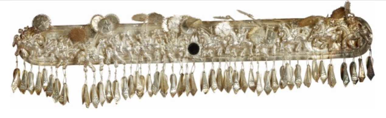 苗族银马排头围